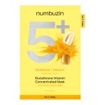 Numbuzin 5+ glutathione + vitamin c No.5 mask 1 sheet